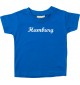 Kinder T-Shirt City Stadt Shirt Hamburg Deine Stadt Kult royal, 0-6 Monate