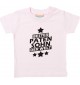 Kinder T-Shirt bester Patensohn der Welt rosa, 0-6 Monate