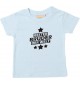 Kinder T-Shirt bester Bruder der Welt hellblau, 0-6 Monate