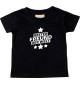 Kinder T-Shirt bester Freund der Welt schwarz, 0-6 Monate
