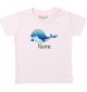 Kinder T-Shirt  mit tollen Motiven inkl Ihrem Wunschnamen Delfin