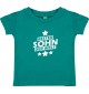 Kinder T-Shirt bester Sohn der Welt jade, 0-6 Monate
