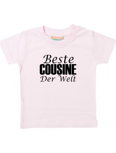 Baby Kids-T, Beste Cousine der Welt, rosa, 0-6 Monate