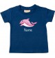 Kinder T-Shirt  mit tollen Motiven inkl Ihrem Wunschnamen Delfin