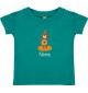 Kinder T-Shirt  mit tollen Motiven inkl Ihrem Wunschnamen Bär jade, Größe 0-6 Monate