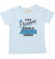 Baby Kinder T-Shirt  Echte Prinzen werden im JANUAR geboren hellblau, 0-6 Monate