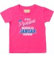 Baby Kinder T-Shirt  Echte Prinzen werden im JANUAR geboren pink, 0-6 Monate