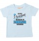 Baby Kinder T-Shirt  Echte Prinzen werden im FEBRUAR geboren hellblau, 0-6 Monate