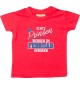 Baby Kinder T-Shirt  Echte Prinzen werden im FEBRUAR geboren rot, 0-6 Monate
