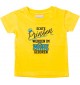 Baby Kinder T-Shirt  Echte Prinzen werden im MÄRZ geboren gelb, 0-6 Monate