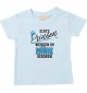 Baby Kinder T-Shirt  Echte Prinzen werden im MÄRZ geboren hellblau, 0-6 Monate