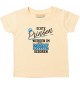 Baby Kinder T-Shirt  Echte Prinzen werden im MÄRZ geboren hellgelb, 0-6 Monate