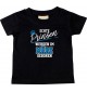 Baby Kinder T-Shirt  Echte Prinzen werden im MÄRZ geboren schwarz, 0-6 Monate