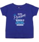Baby Kinder T-Shirt  Echte Prinzen werden im APRIL geboren lila, 0-6 Monate
