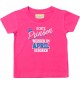 Baby Kinder T-Shirt  Echte Prinzen werden im APRIL geboren pink, 0-6 Monate