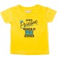 Baby Kinder T-Shirt  Echte Prinzen werden im MAI geboren gelb, 0-6 Monate