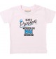 Baby Kinder T-Shirt  Echte Prinzen werden im MAI geboren rosa, 0-6 Monate