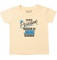 Baby Kinder T-Shirt  Echte Prinzen werden im JUNI geboren hellgelb, 0-6 Monate