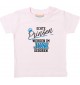 Baby Kinder T-Shirt  Echte Prinzen werden im JUNI geboren rosa, 0-6 Monate