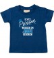 Baby Kinder T-Shirt  Echte Prinzen werden im JULI geboren navy, 0-6 Monate