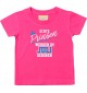 Baby Kinder T-Shirt  Echte Prinzen werden im JULI geboren pink, 0-6 Monate