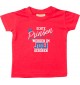 Baby Kinder T-Shirt  Echte Prinzen werden im JULI geboren rot, 0-6 Monate