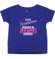 Baby Kinder T-Shirt  Echte Prinzessinnen werden im JANUAR geboren, lila, 0-6 Monate