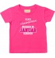 Baby Kinder T-Shirt  Echte Prinzessinnen werden im JANUAR geboren, pink, 0-6 Monate