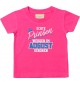 Baby Kinder T-Shirt  Echte Prinzen werden im AUGUST geboren pink, 0-6 Monate
