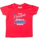 Baby Kinder T-Shirt  Echte Prinzen werden im AUGUST geboren rot, 0-6 Monate