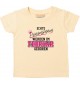 Baby Kinder T-Shirt  Echte Prinzessinnen werden im FEBRUAR geboren, hellgelb, 0-6 Monate