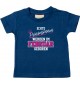 Baby Kinder T-Shirt  Echte Prinzessinnen werden im FEBRUAR geboren, navy, 0-6 Monate