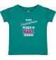Baby Kinder T-Shirt  Echte Prinzessinnen werden im MÄRZ geboren, jade, 0-6 Monate