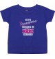 Baby Kinder T-Shirt  Echte Prinzessinnen werden im MÄRZ geboren, lila, 0-6 Monate