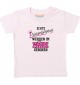 Baby Kinder T-Shirt  Echte Prinzessinnen werden im MÄRZ geboren, rosa, 0-6 Monate
