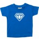 Kinder T-Shirt Diamant, royal, 0-6 Monate