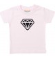 Kinder T-Shirt Diamant, rosa, 0-6 Monate