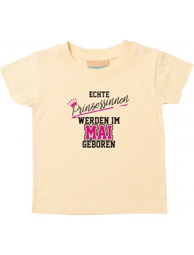 Baby Kinder T-Shirt  Echte Prinzessinnen werden im MAI geboren,
