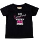 Baby Kinder T-Shirt  Echte Prinzessinnen werden im MAI geboren, schwarz, 0-6 Monate