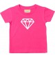 Kinder T-Shirt mit tollem Motiv Diamant, pink, 0-6 Monate