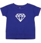 Kinder T-Shirt mit tollem Motiv Diamant, lila, 0-6 Monate