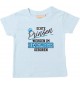 Baby Kinder T-Shirt  Echte Prinzen werden im DEZEMBER geboren hellblau, 0-6 Monate