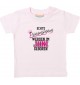 Baby Kinder T-Shirt  Echte Prinzessinnen werden im JUNI geboren, rosa, 0-6 Monate