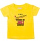 Baby Kinder T-Shirt  Echte Prinzessinnen werden im JULI geboren, gelb, 0-6 Monate