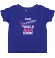 Baby Kinder T-Shirt  Echte Prinzessinnen werden im JULI geboren, lila, 0-6 Monate