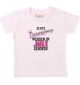 Baby Kinder T-Shirt  Echte Prinzessinnen werden im JULI geboren, rosa, 0-6 Monate