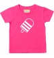 Kinder T-Shirt Sommerzeit Eis am Stiel, pink, 0-6 Monate