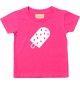 Kinder T-Shirt Summertime Stieleis Eis am Stiel, pink, 0-6 Monate