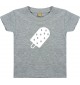 Kinder T-Shirt Summertime Stieleis Eis am Stiel, grau, 0-6 Monate
