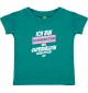 Kinder T-Shirt  Ich bin Schwester weil Superheldin keine Option ist jade, 0-6 Monate